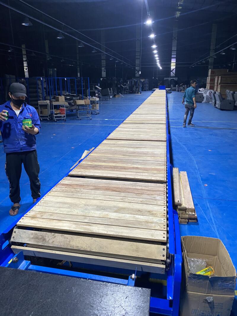 BĂNG TẢI XÍCH GỖ